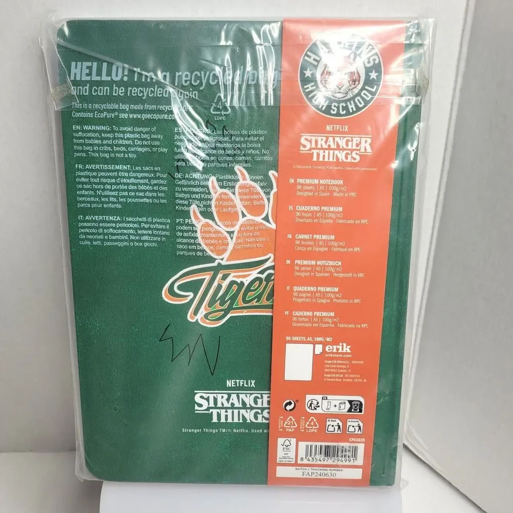 Stranger Things Hawkins High Yearbook Scented Premium Notebook